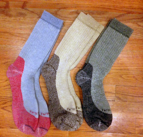 3 pairs of Farm to Feet Jamestown Socks